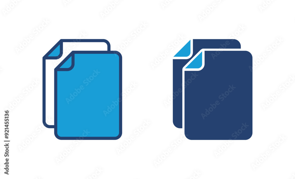 Document icon vector. Paper icon. File Icon Document icon vector. Paper icon. File Icon