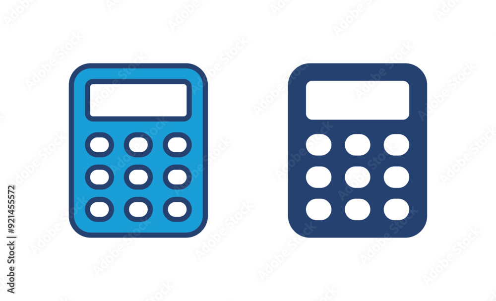Calculator icon vector. Accounting calculator icon. calculator vector Calculator icon vector. Accounting calculator icon. calculator vector