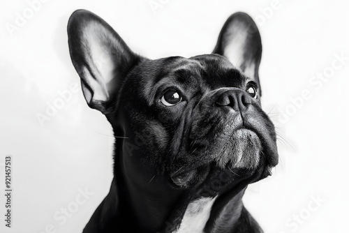 French Bulldog on a White Background