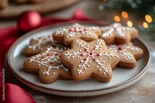 Christmas gingerbread cookies