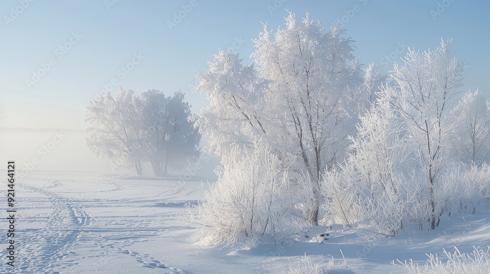 Frosty Trees in a Winter Wonderland Frosty Trees in a Winter Wonderland