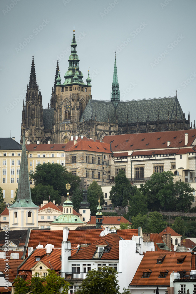 Obraz premium Prague, Czech Republic, cathedral in the castle