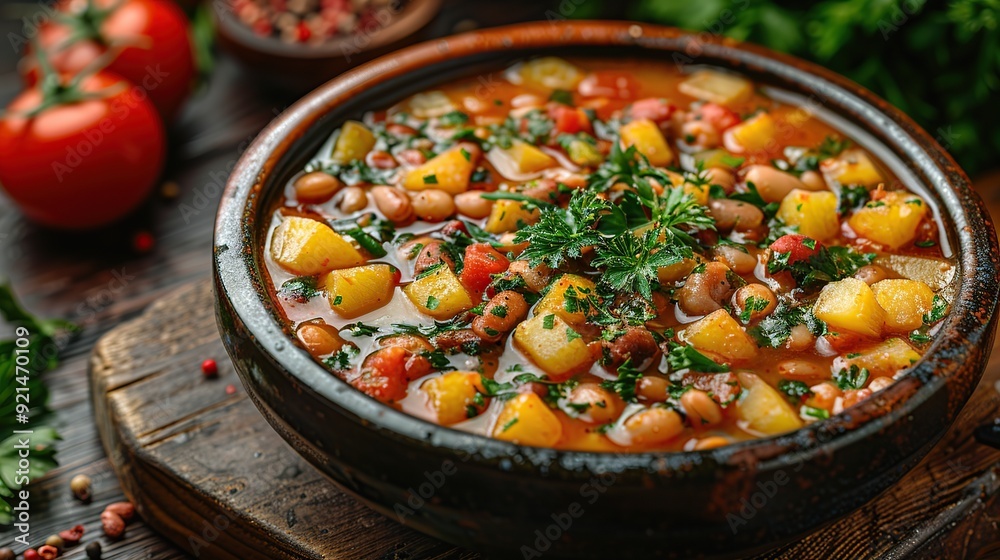 Delicious Bean and Potato Stew Delicious Bean and Potato Stew