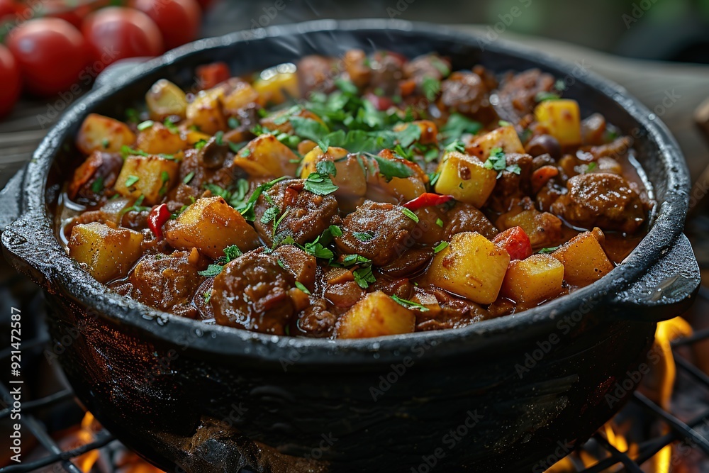 Delicious Beef Stew with Potatoes and Parsley Delicious Beef Stew with Potatoes and Parsley