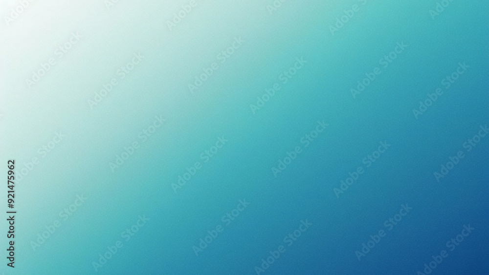 Obraz premium Abstract gradient turquoise blue teal white colored blurred back