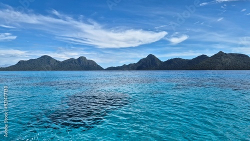 Canvas Print The blue depths