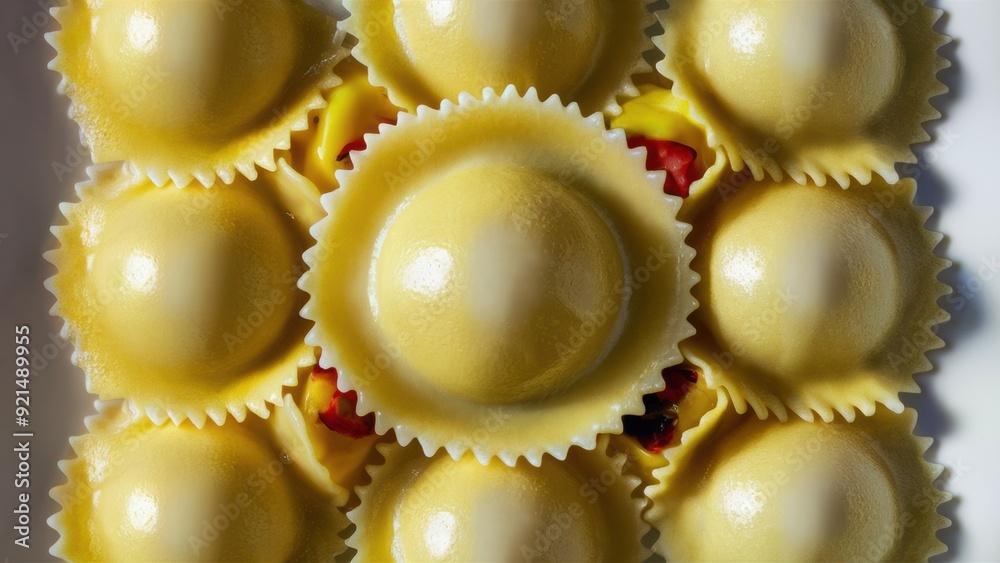 A close up of a plate with some pasta on it, AI A close up of a plate with some pasta on it, AI