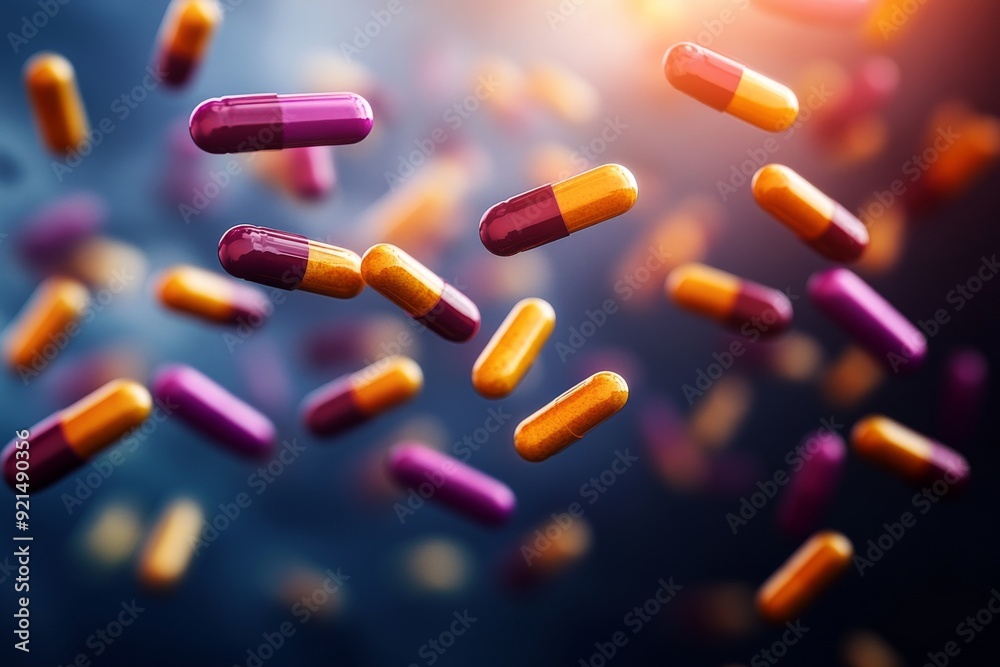 Smartphone showcasing a diverse range of pills emphasizing the role of digital platforms in medication management Smartphone showcasing a diverse range of pills emphasizing the role of digital platforms in medication management