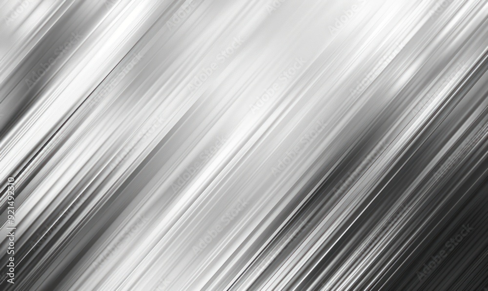 Sleek Diagonal Metallic Lines in Monochrome Sleek Diagonal Metallic Lines in Monochrome