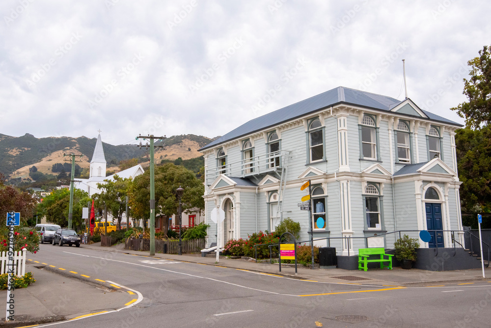 Fototapeta premium Town of Akaroa - New Zealand