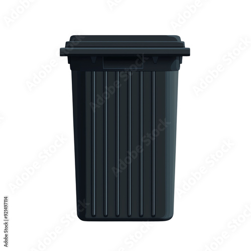 Wallpaper Mural trash can isolated on white Torontodigital.ca