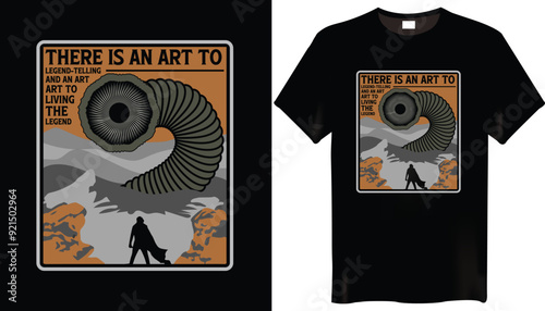 Dune Sandworm T-Shirt Design