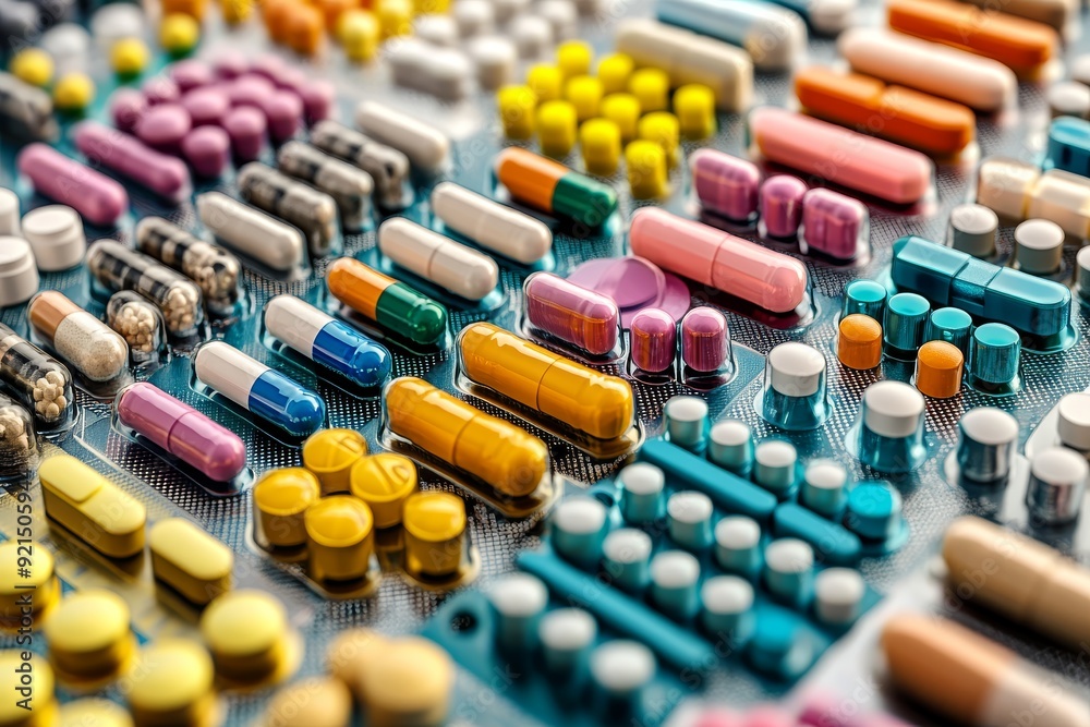 Medication Tablets on a Minimalist Pink Background Highlighting Simplicity in Pharmaceutical Design Medication Tablets on a Minimalist Pink Background Highlighting Simplicity in Pharmaceutical Design