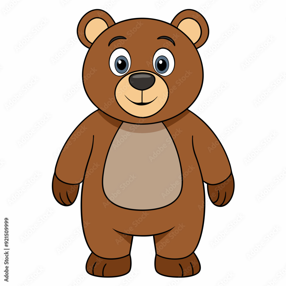 Bear isolated on white, bear vector illustration, Animal vector art, bear silhouette, teddy bear vector icon, brown bear cartoon line art, eps Bear isolated on white, bear vector illustration, Animal vector art, bear silhouette, teddy bear vector icon, brown bear cartoon line art, eps