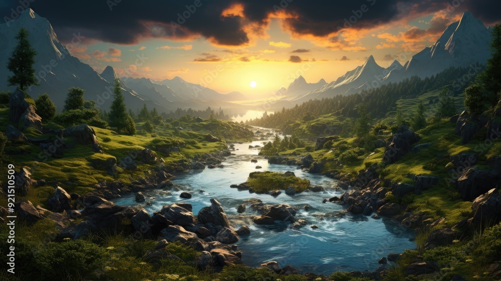 beautiful nature landscape panoramic photo beautiful nature landscape panoramic photo