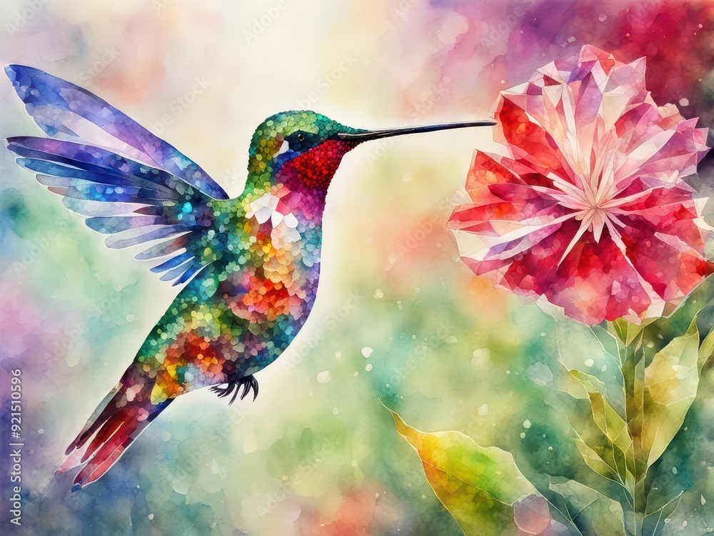 hummingbird and flower hummingbird and flower