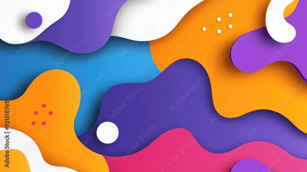 Experience the allure of purple hues in this modern flat illustration, blending abstract shapes for a unique visual appeal. Experience the allure of purple hues in this modern flat illustration, blending abstract shapes for a unique visual appeal.