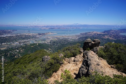 view from the top of the mountain photo