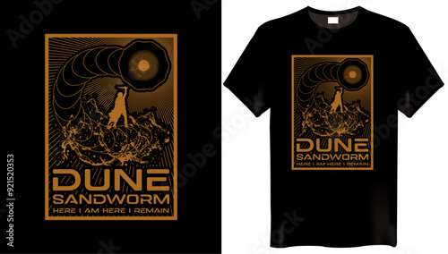 Dune Sandworm T-Shirt Design.eps