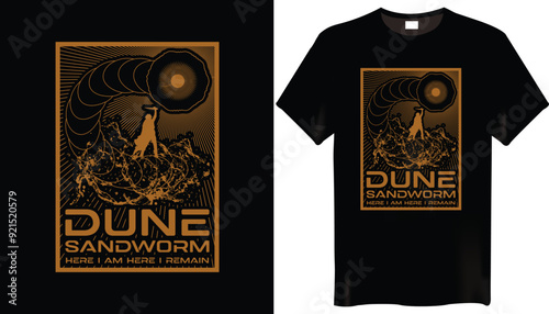 Dune Sandworm T-Shirt Design