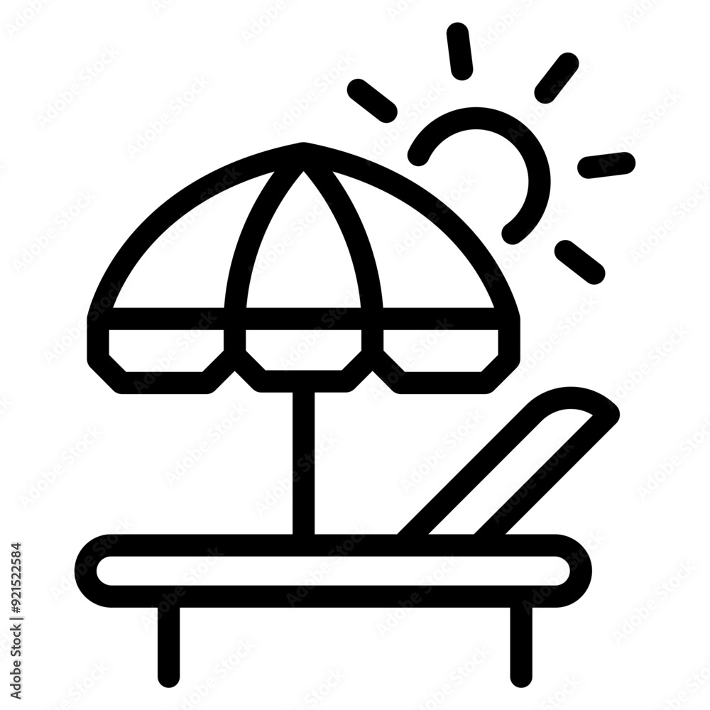 beach umbrella icon beach umbrella icon