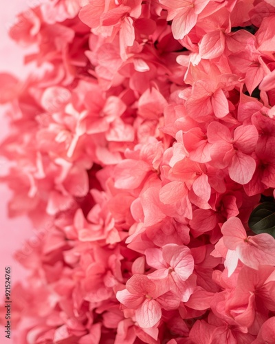 Vibrant Pink Floral Background Featuring Full Bloom Flowers, Creating a Cheerful and Lively Atmosphere, Ideal for Adding Color and Beauty