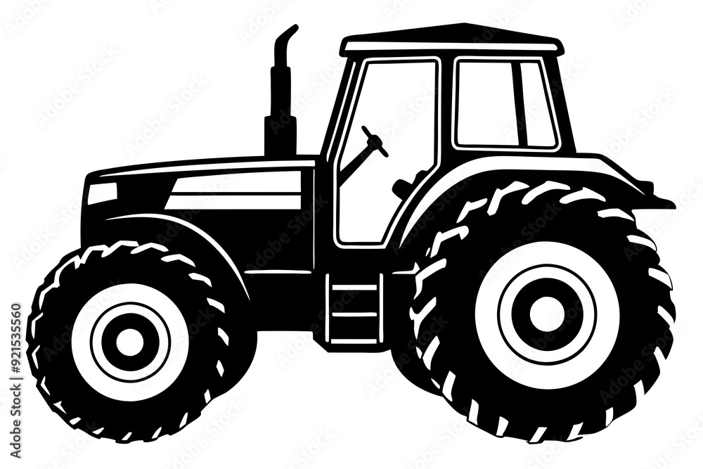 Tractor icon, tractor vector silhouette, truck, lorry, harvester, pickup, car symbol.
Tractor icon, tractor vector silhouette, truck, lorry, harvester, pickup, car symbol.