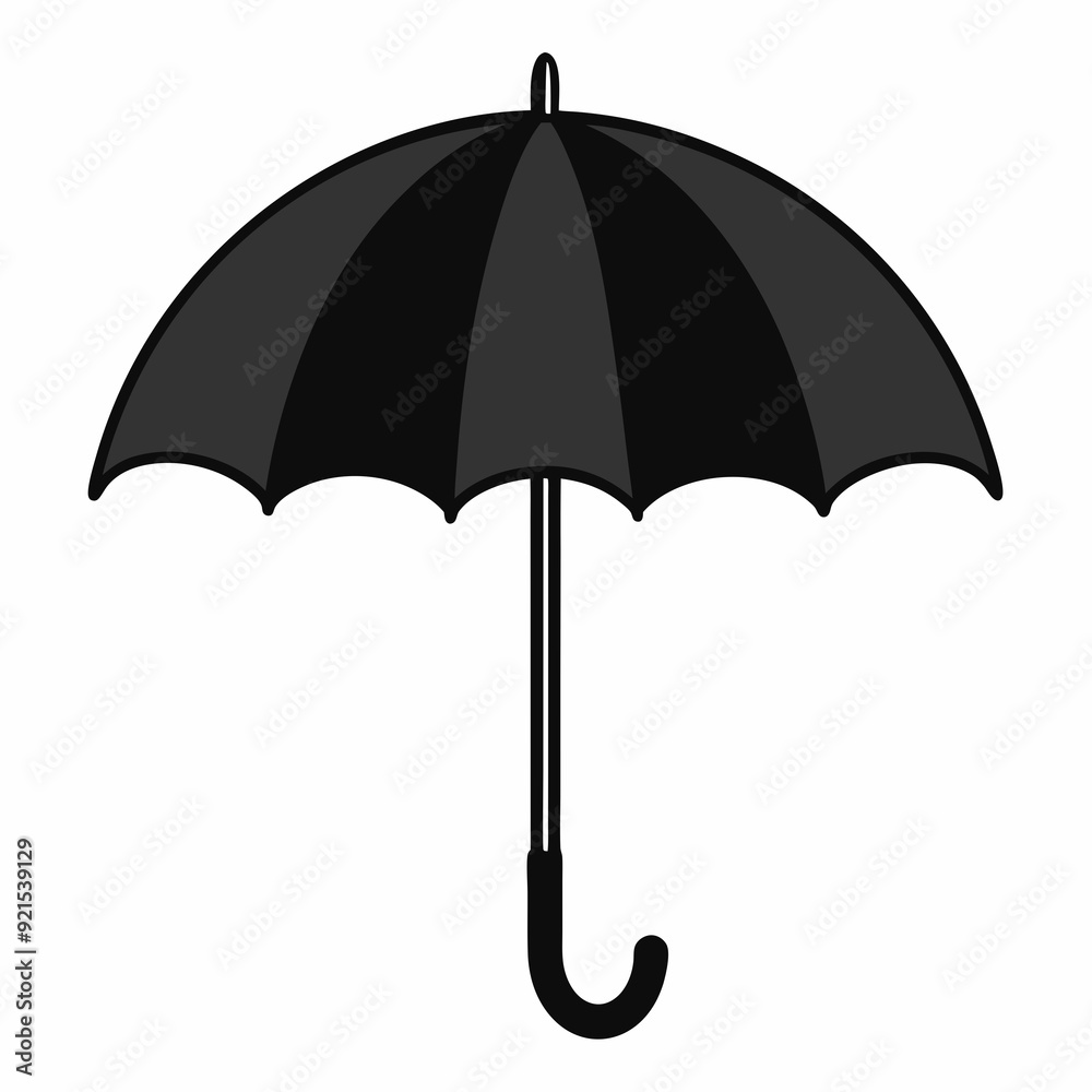 Umbrella isolated on white, umbrella vector illustration, rainy season umbrella vector art, umbrella silhouette, umbrella vector icon, umbrella cartoon line art, eps Umbrella isolated on white, umbrella vector illustration, rainy season umbrella vector art, umbrella silhouette, umbrella vector icon, umbrella cartoon line art, eps