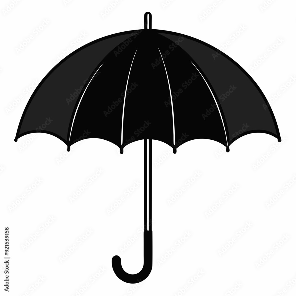 Umbrella isolated on white, umbrella vector illustration, rainy season umbrella vector art, umbrella silhouette, umbrella vector icon, umbrella cartoon line art, eps Umbrella isolated on white, umbrella vector illustration, rainy season umbrella vector art, umbrella silhouette, umbrella vector icon, umbrella cartoon line art, eps