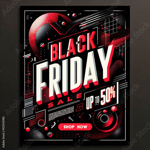 Black Friday sale banner poster