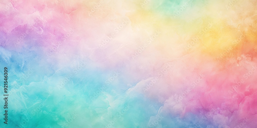 Multicolored pastel abstract background with gentle tones and light gradient paper texture, pastel