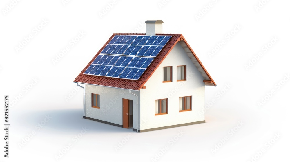 Solar Panel Home Model Solar Panel Home Model