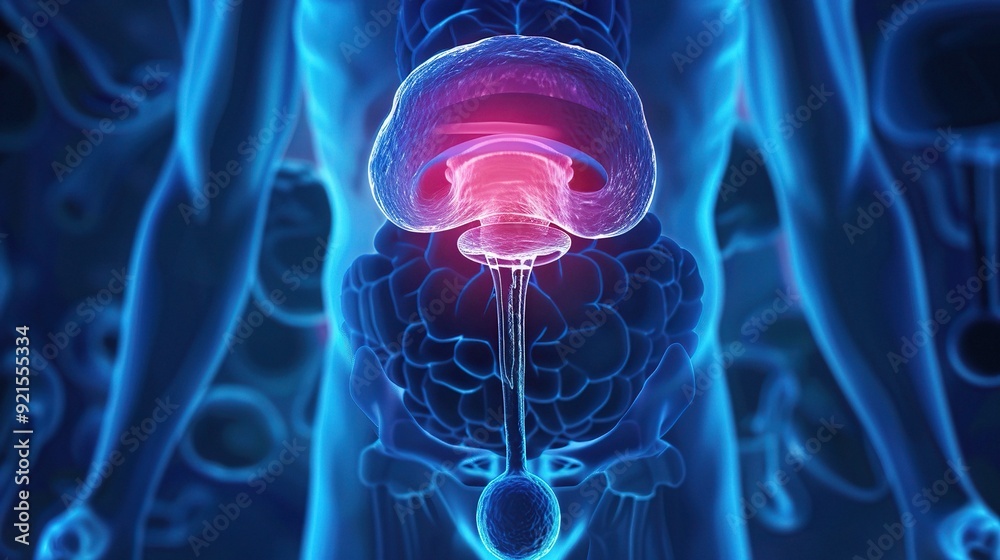 Prostatic Cancer Awareness Campaign Visual Depicting Medical Examination and Supportive Hand, Emphasizing Early Detection and Hope for Patients Prostatic Cancer Awareness Campaign Visual Depicting Medical Examination and Supportive Hand, Emphasizing Early Detection and Hope for Patients