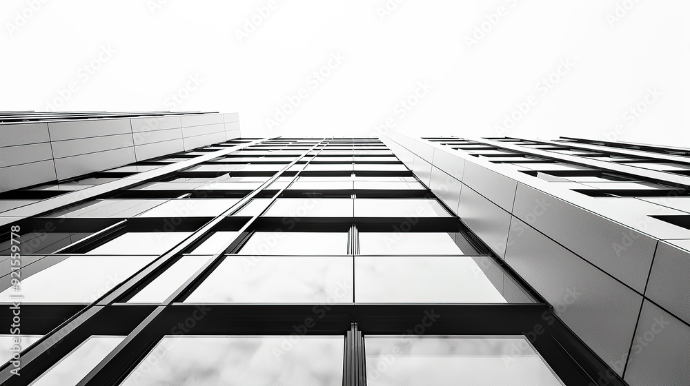 modern building Structure white background modern building Structure white background