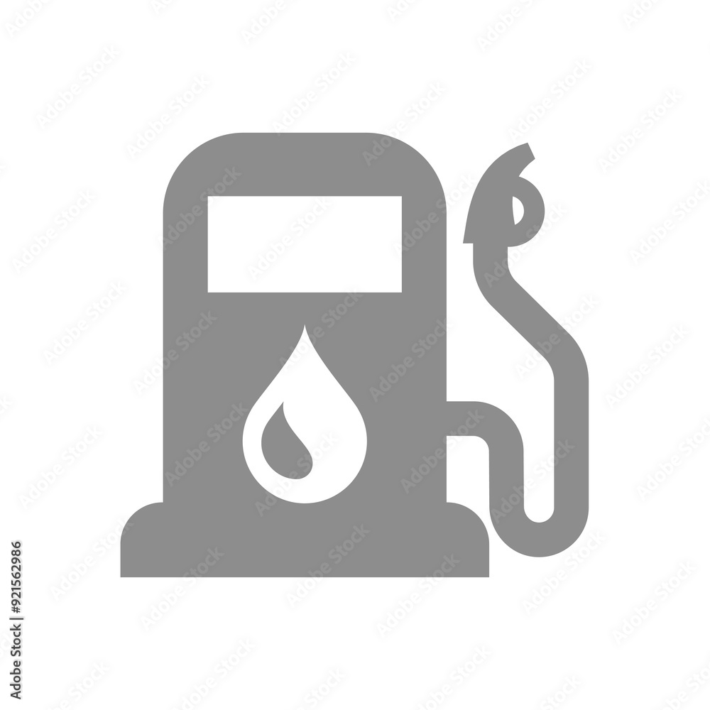 Gas station vector icon. Petrol, gasoline pump symbol. Gas station vector icon. Petrol, gasoline pump symbol.