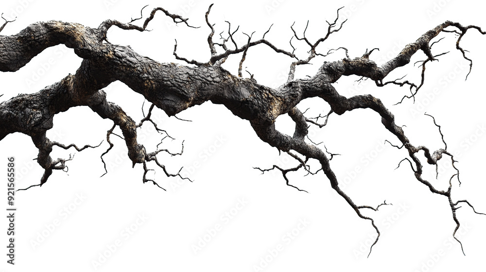 dead tree trunk in transparent background dead tree trunk in transparent background