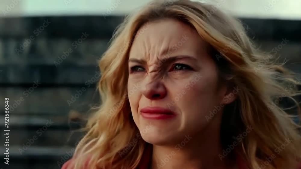 angry woman's expression, and shouting angry woman's expression, and shouting