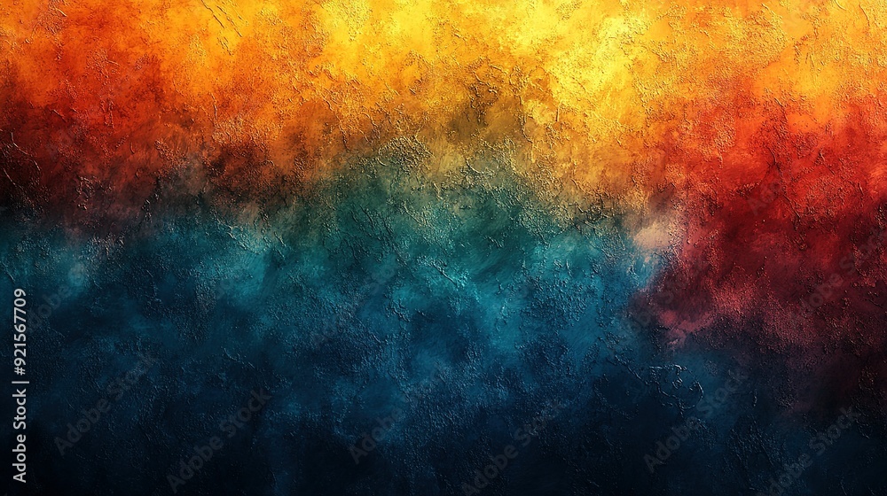 Abstract Textured Background with Blue, Yellow, and Red Hues Abstract Textured Background with Blue, Yellow, and Red Hues