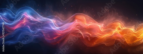 Abstract Flowing Light