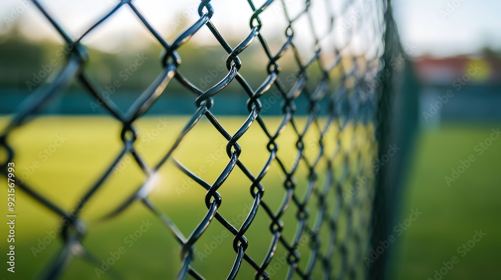 Chain Link Fence Closeup Chain Link Fence Closeup