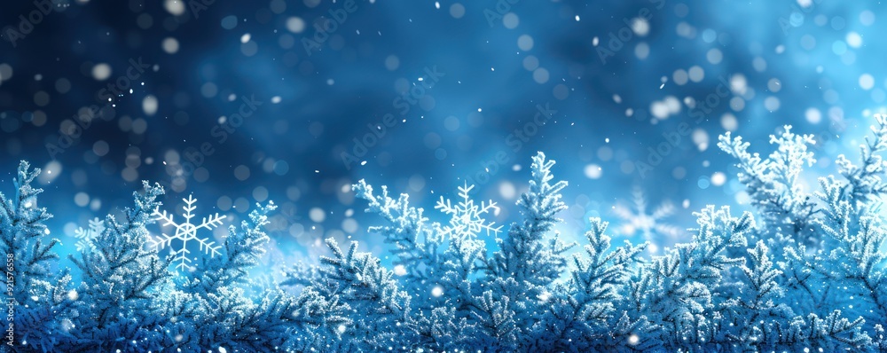Winter Wonderland: A Frosty and Magical Scene