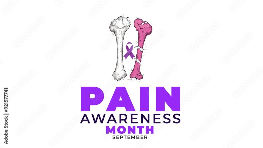 Pain awareness month. bone motion. Pain awareness month. bone motion.