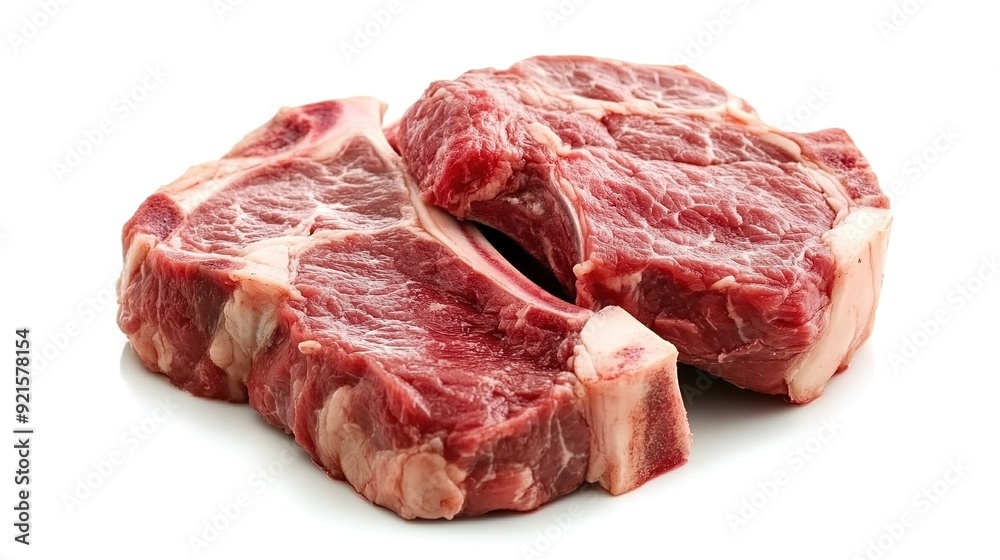 Fresh Pork Meat Piece with Bone: Meaty Steak Cut Fresh Pork Meat Piece with Bone: Meaty Steak Cut