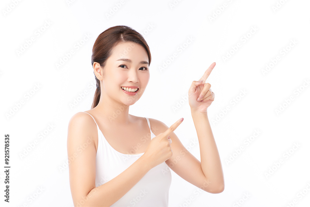 Beautiful young asian woman with clean fresh skin on white background, Face care, Facial treatment, Cosmetology, beauty and spa, Asian women portrait. Beautiful young asian woman with clean fresh skin on white background, Face care, Facial treatment, Cosmetology, beauty and spa, Asian women portrait.