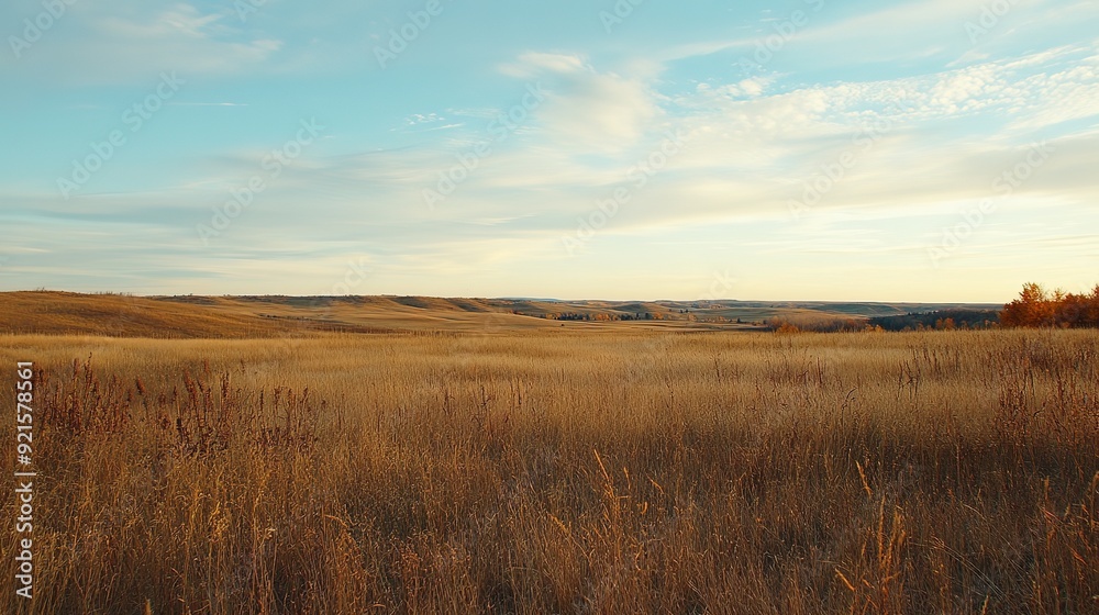 Prairie Landscape: Expansive and Natural Open Fields Prairie Landscape: Expansive and Natural Open Fields