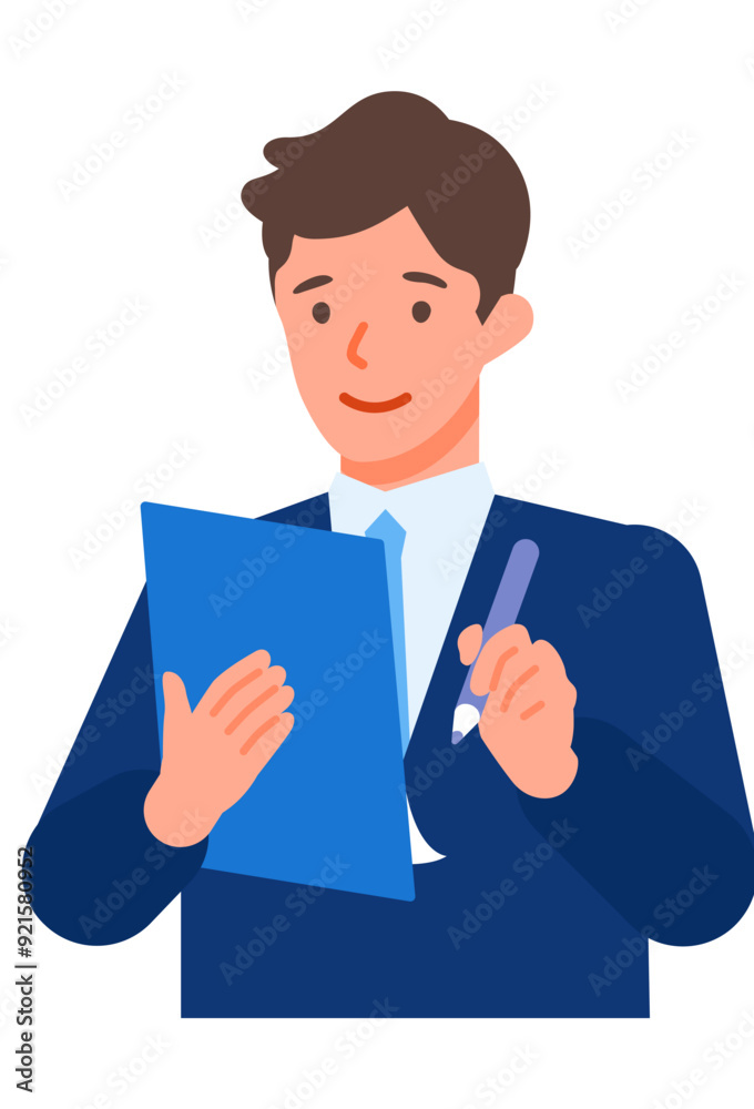 Working man. Concept for Problem Solving. Man cartoon character. People face profiles avatars and icons. Close up image of man writing. Working man. Concept for Problem Solving. Man cartoon character. People face profiles avatars and icons. Close up image of man writing.