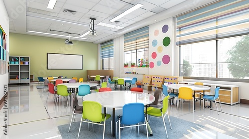 The Inspiring Background of Teaching and Education Interior Design: A Space Fostering Knowledge and Growth.