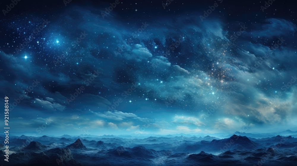 Fototapeta premium beautiful space, galaxy background