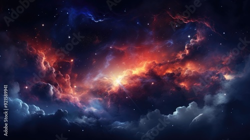 beautiful space, galaxy background