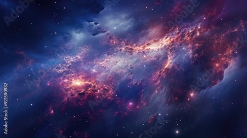 beautiful space, galaxy background